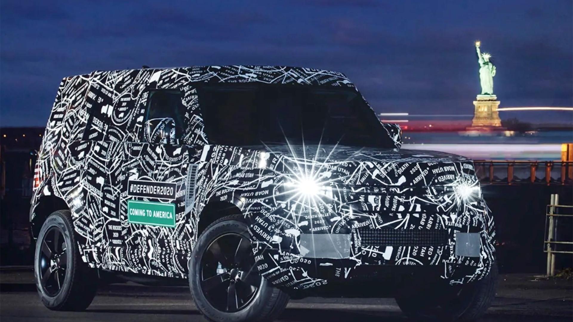 Land Rover Defender 2020 camuflado - Reprodução/Land Rover US