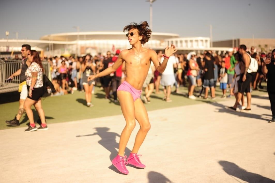 Fã curte Orquestra Funk no sexto dia do Rock In Rio 2019 - Bruna Prado/ UOL