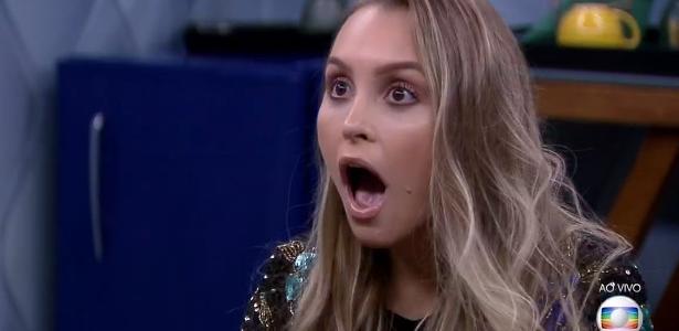 BBB 21: Carla Diaz conversa com Tiago Leifert