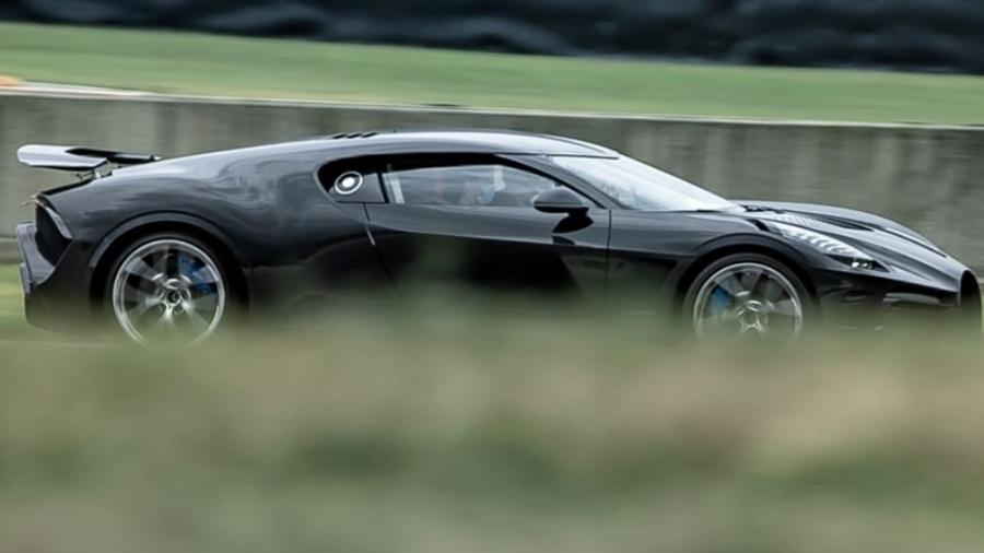 Bugatti La Voiture Noire é testado - Reprodução