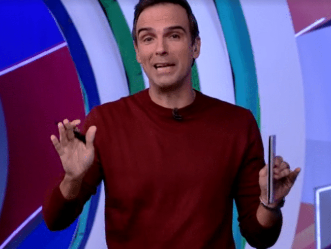 Tadeu encerra 'discórdia' e brinca: 'Hoje a Lo Prete não vai brigar comigo'