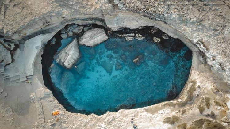 Grotta della Poesia nos arredores de Otranto