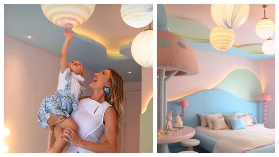 Ana Paula Siebert mostrou quarto luxuoso da filha com Roberto Justus