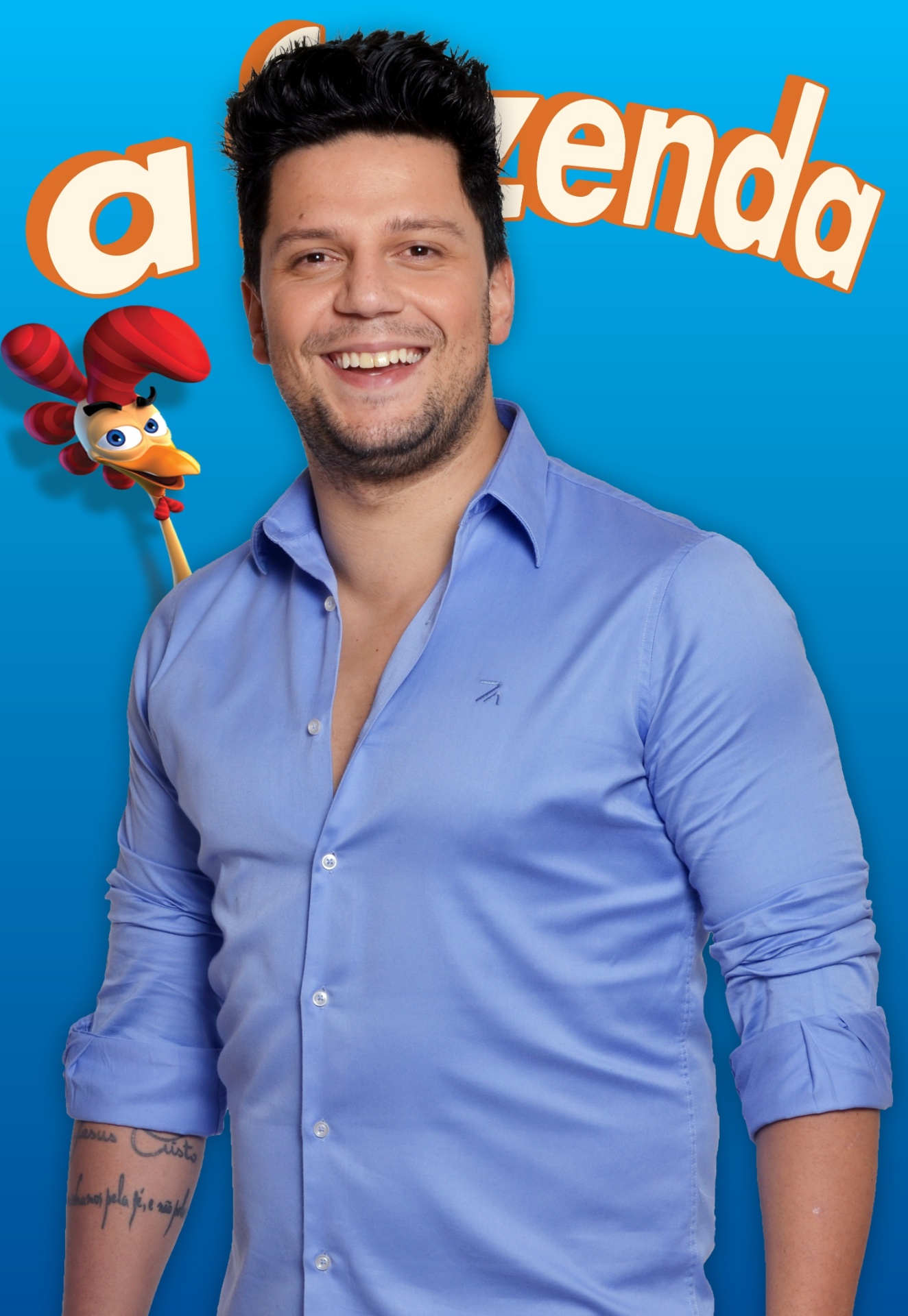 Thiago Servo, A Fazenda 8 - Antonio Chahestian/Divulgação/Record