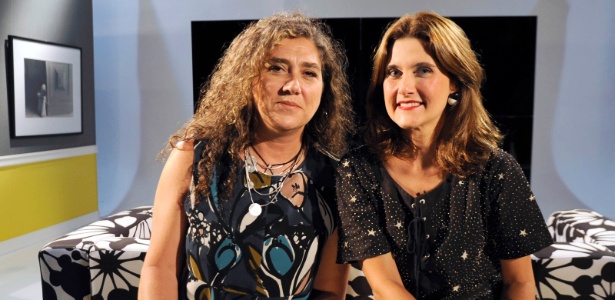 Anna Muylaert é entrevistada por Simone Zuccolotto no "Cinejornal" - Juliana Torres/Divulgação - Juliana Torres/Divulgação