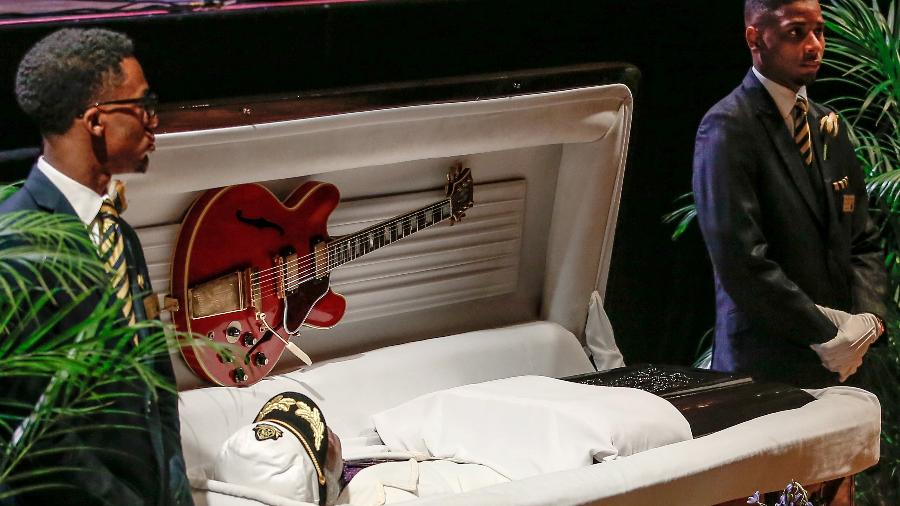Corpo de Chuck Berry é velado em St. Louis - Lawrence Bryant/Reuters