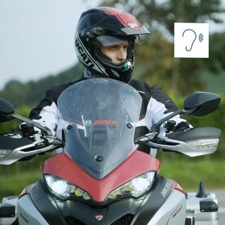 Voz no capacete promete notificar os condutores de motos sobre possíveis empecilhos à frente - Reprodução