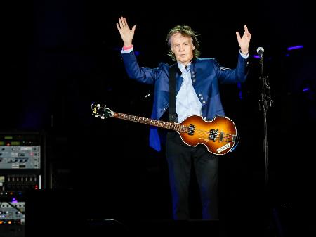Show do cantor Paul McCartney, no estádio Allianz Parque, em São Paulo. - Lucas Lima/UOL