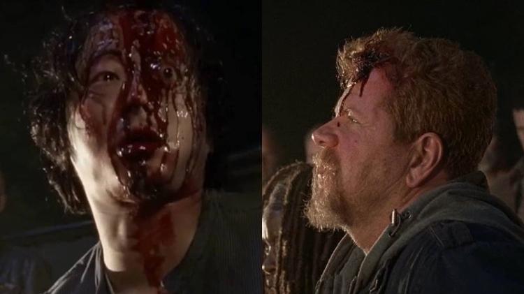 Glenn e Abraham morreram pelas mãos de Negan em "Walking Dead" - Reprodução/AMC - Reprodução/AMC
