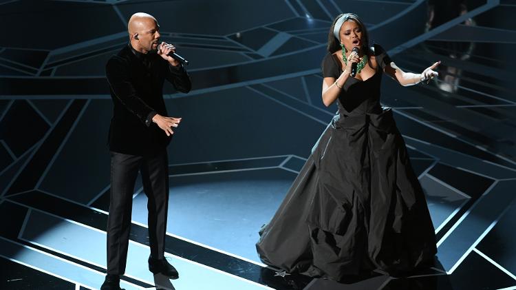 O rapper Common e a cantora Andra Day - Kevin Winter/Getty Images - Kevin Winter/Getty Images
