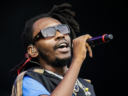 O rapper Rincon Sapiência no Lollapalooza 2018 - Mariana Pekin/UOL