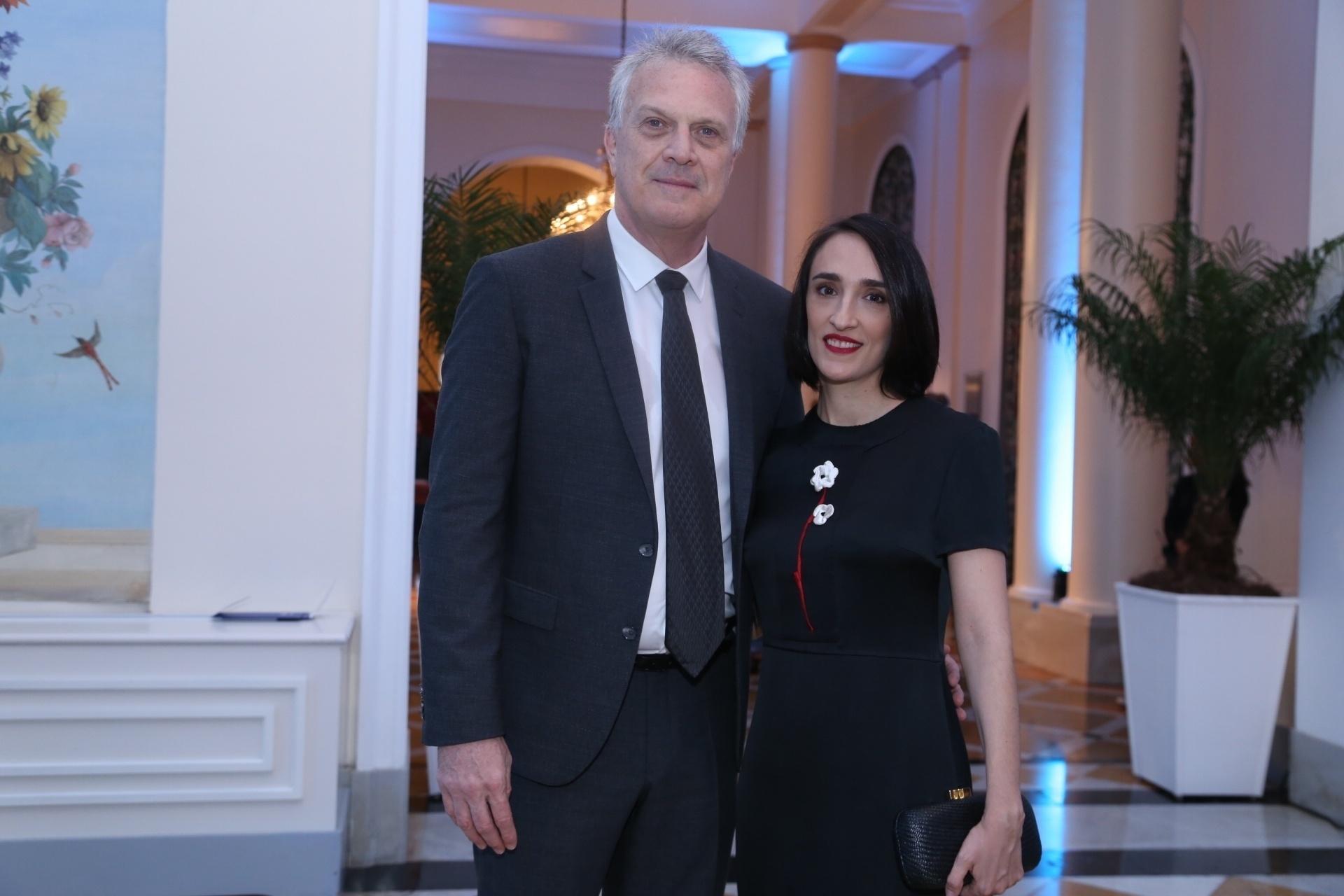 Pedro Bial e a mulher Maria Prata - Anderson Borde/Ag.News