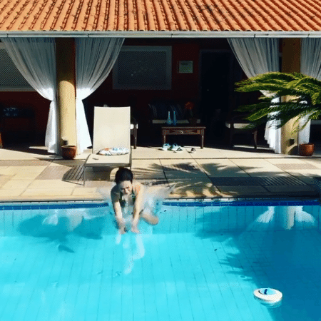 Tatá Werneck arrisca um mergulho no feriado - Reprodução/Instagram