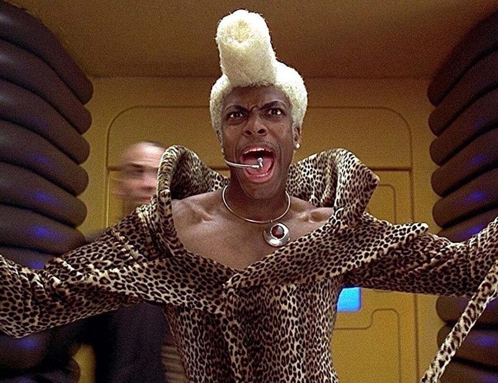 Chris Tucker em cena em "O Quinto Elemento" (1997) - Divulgação