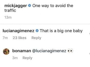 Luciana é só carinho com o pai do seu filho mais velho, Lucas - Reprodução/Instagram/@mickjagger - Reprodução/Instagram/@mickjagger