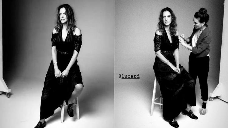 Luciana Cardoso durante ensaio - Reprodução/Instagram - Reprodução/Instagram