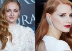 Sophie Turner e Jessica Chastain virão ao Brasil para CCXP 2018 - Getty Images/Montagem