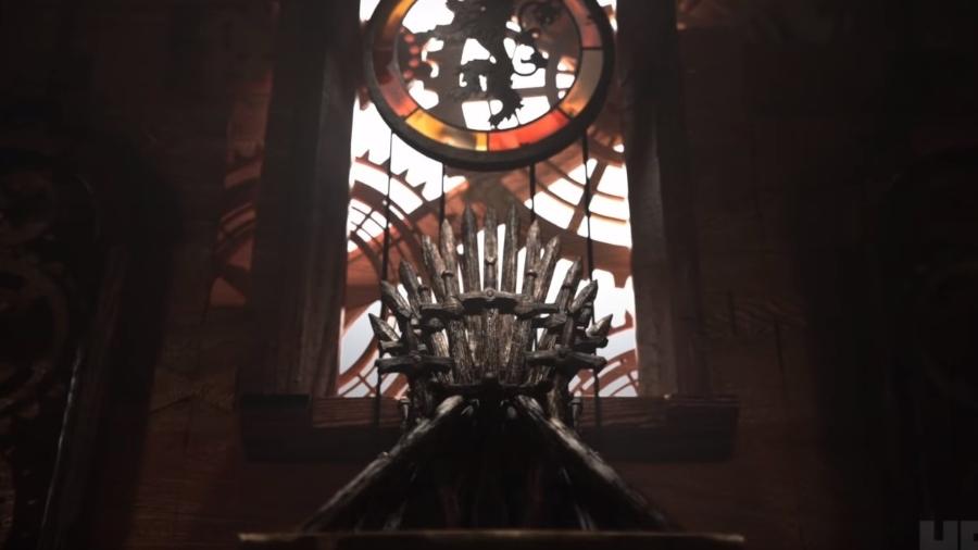 Trono de Ferro também apareceu na abertura - Reprodução