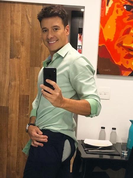 Rodrigo Faro de calça rasgada - Reprodução/ Instagram