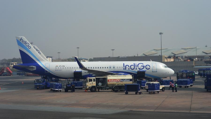 Aeronave da companhia aérea IndiGo - Getty Images