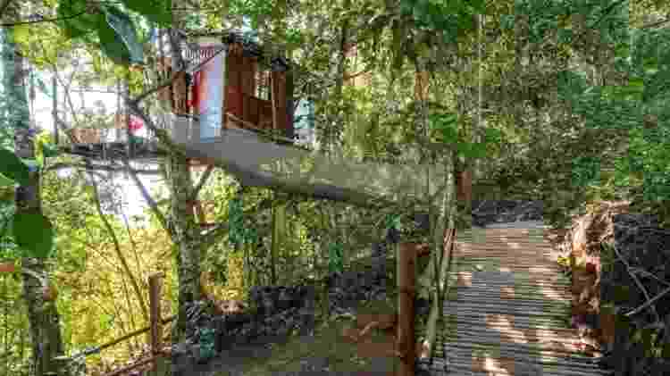 Casa em plena Mata Atlântica, em Paraty - Divulgação/Airbnb - Divulgação/Airbnb