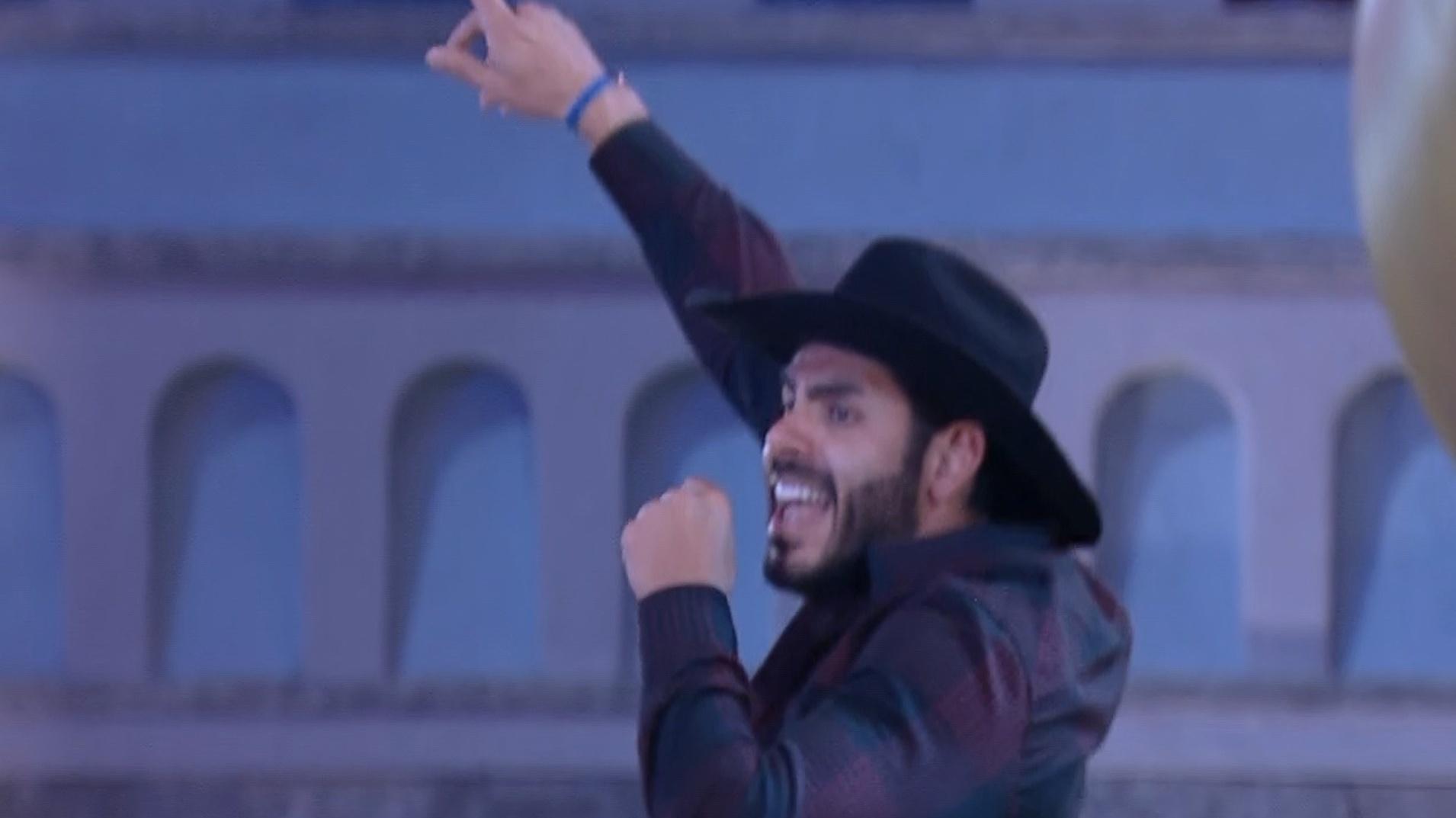 BBB 21: Rodolffo na sua festa - Reprodução/Globoplay