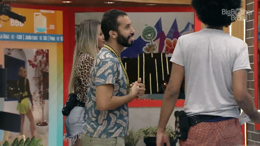 Gil e João na casa do BBB 21 - Reprodução/Globoplay