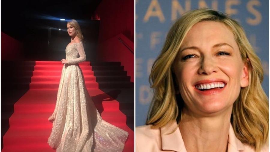 Mariana Ximenes lembra encontro com Cate Blanchett em Cannes - Reprodução/Instagram/Regis Duvignau/Reuters