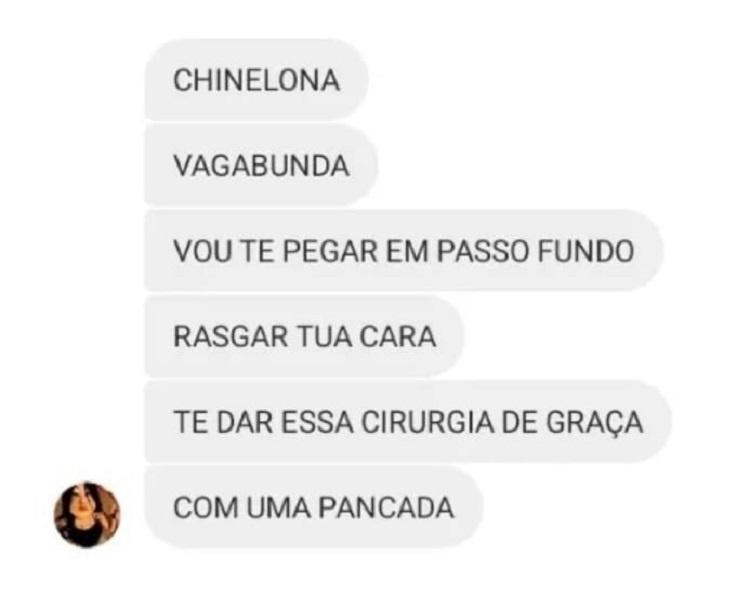 Ataques que Juju Oliveira recebe nas redes sociais - Reprodução - Reprodução