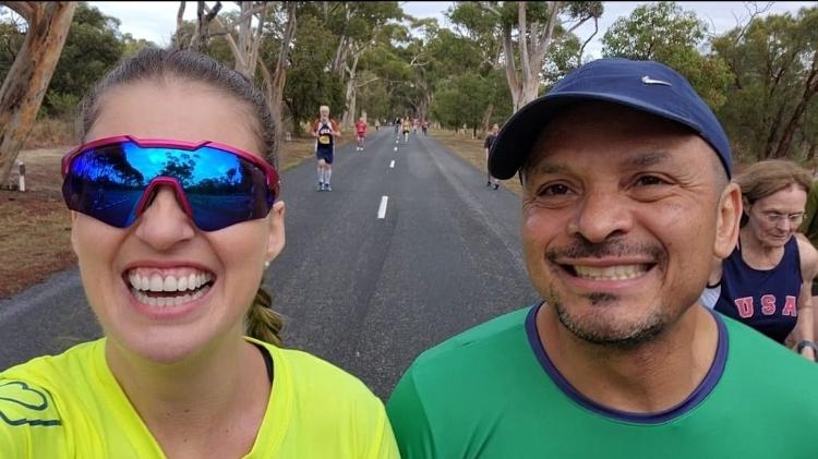 Luis Pereira correu junto com Patrícia na Olimpíada Dos Transplantados e viu nela uma inspiração. - Créditos: Arquivo pessoal/Patrícia Fonseca  - Créditos: Arquivo pessoal/Patrícia Fonseca 