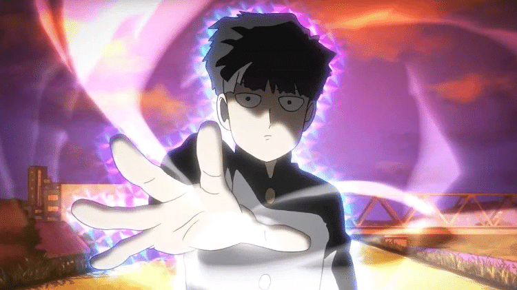 Mob ataca em "Mob Psycho 100" Mob ataca em "Mob Psycho 100"
