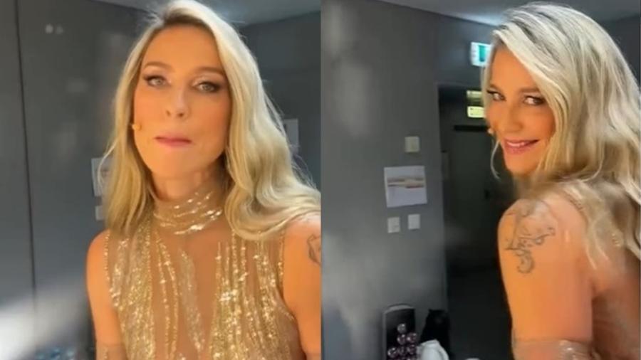 Luana Piovani posa com look transparente diante do espelho - Reprodução/Instagram