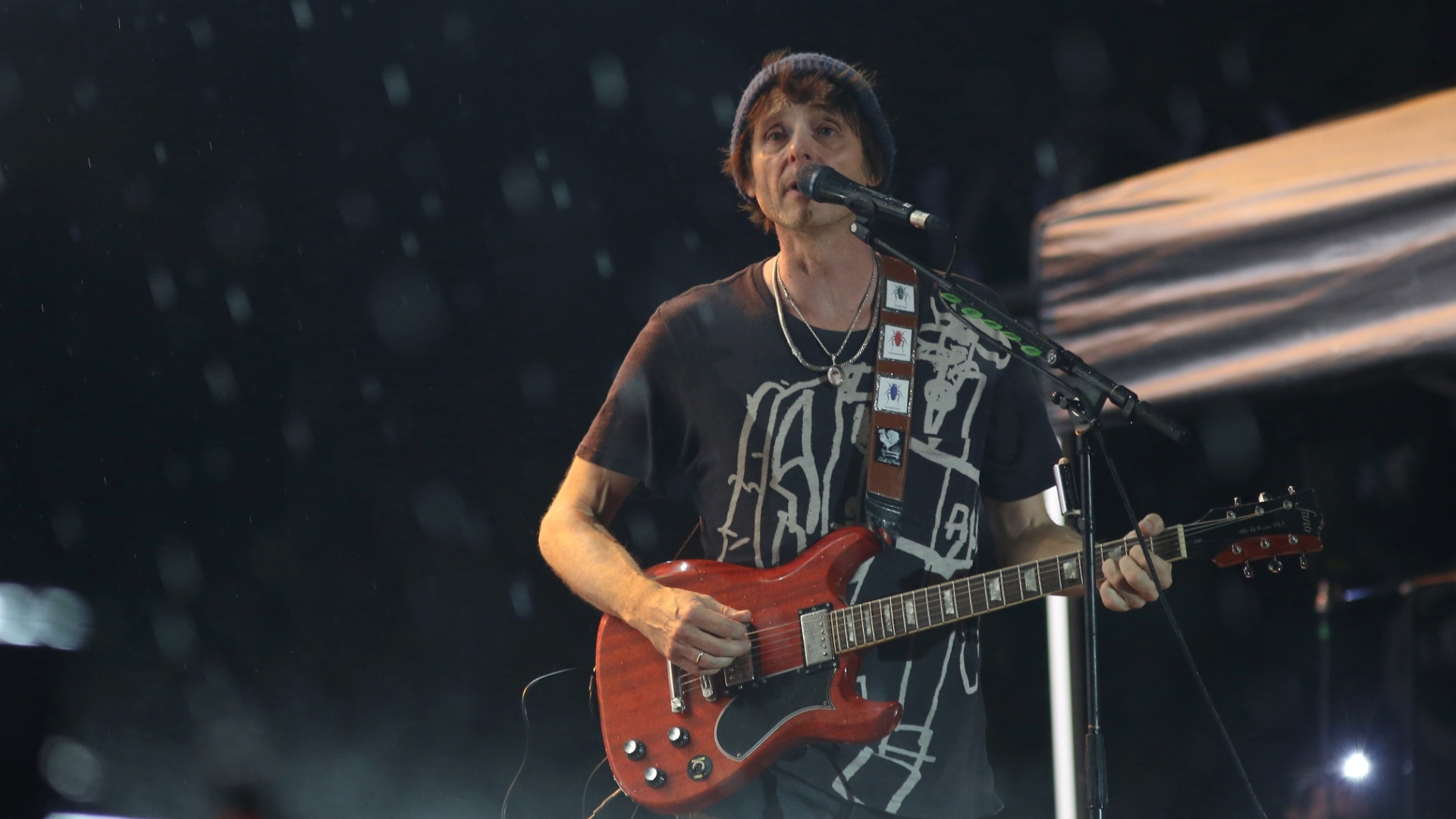 27.set.2015 - A banda norueguesa A-ha se apresenta no palco Mundo no último dia do Rock in Rio 2015 - Fernando Maia/UOL