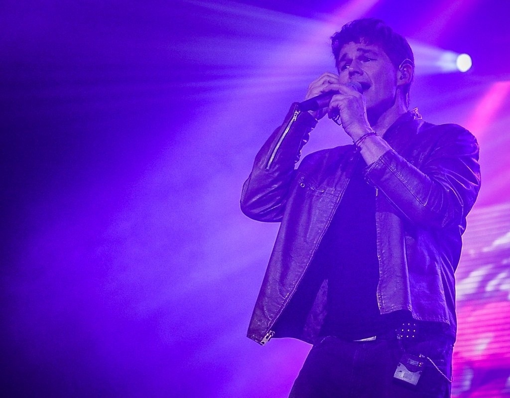 Grupo norueguês A-ha em apresentação NA noite dessa quarta-feira no Espaço das Américas, na Barra Funda, em São Paulo - AgNews