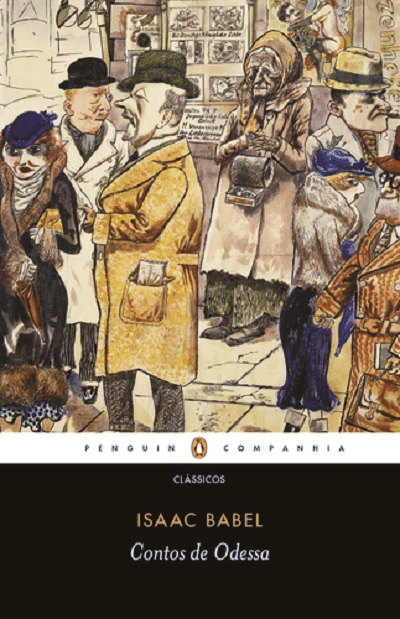 Capa do livro "Contos de Odessa" (Penguin), de Isaac Babel e tradução de Rubens Figueiredo - Reprodução