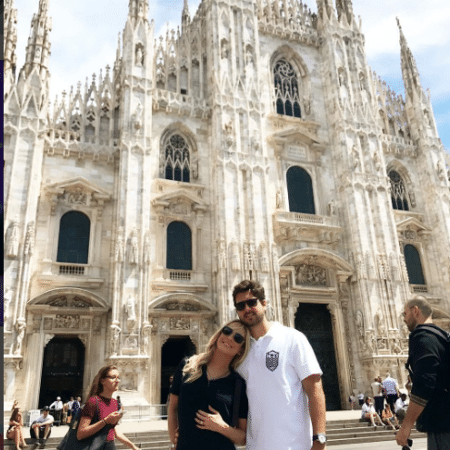 Claudia Leitte e o marido na Itália - Reprodução/Instagram/claudialeitte