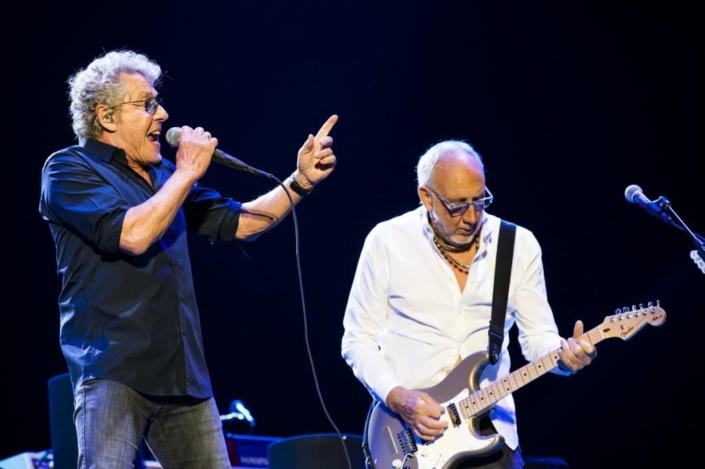 Roger Daltrey e Pete Townshend levam The Who no palco do São Paulo Trip, no Allianz Parque - Mariana Pekin/UOL
