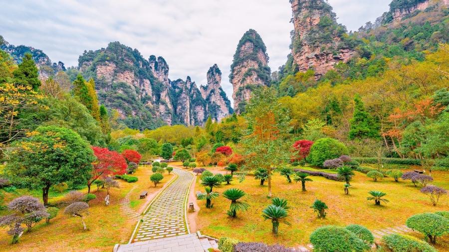 Parque florestal de Zhangjiajie, na China - Getty Images
