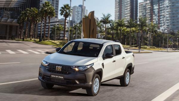 Fiat Strada Endurance Cabine Dupla Branca - Divulgação - Divulgação