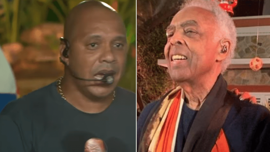 Molejão e Gilberto Gil fizeram lives na sexta-feira - Reprodução/YouTube