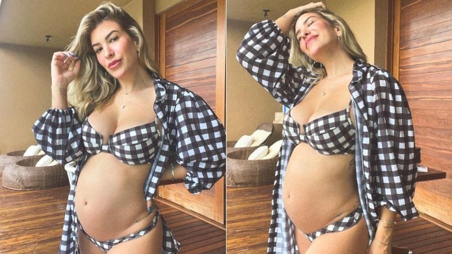 Lore Improta mostra barrigão de grávida nas redes sociais - Reprodução/Instagram