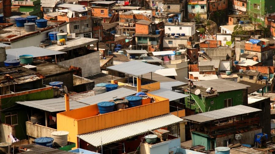 Favela da Rocinha, no Rio de Janeiro - Getty Images/iStockphoto