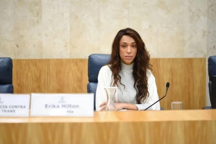 A vereadora Érika Hilton (PSOL-SP), autora da proposta que homenageia Xica Manicongo - Reprodução/Instagram - Reprodução/Instagram