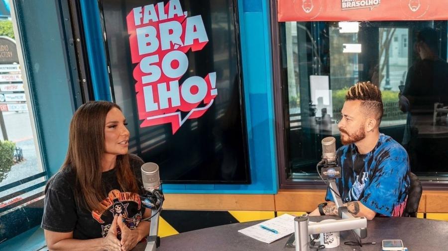 Ivete Sangalo foi a convidada do podcast "Fala, Brasólho" de ontem - Divulgação