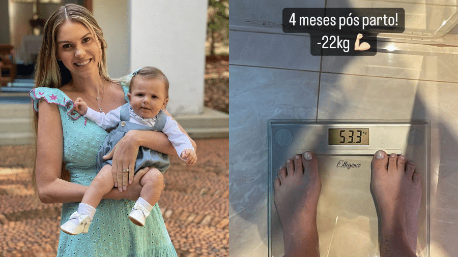 Bárbara Evans perdeu 22 kg após quatro meses do parto - Reprodução/Instagram