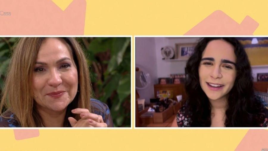 Maria Beltrão se emociona com mensagem da filha, Ana - Reprodução/GloboPlay