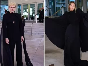 Famosos marcam presença no tapete vermelho do Grammy Latino; veja looks