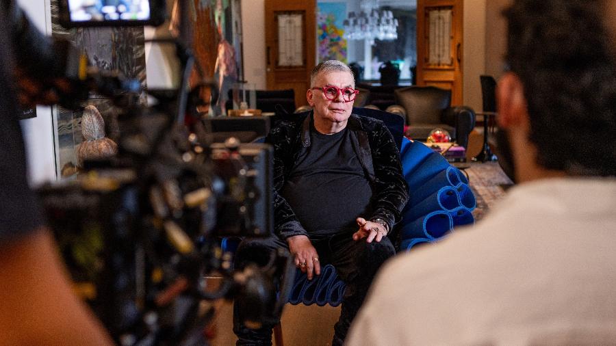 Walcyr Carrasco grava depoimento para série Tributo, exibida pela Globo e Globoplay - Daniela Toviansky/Globo