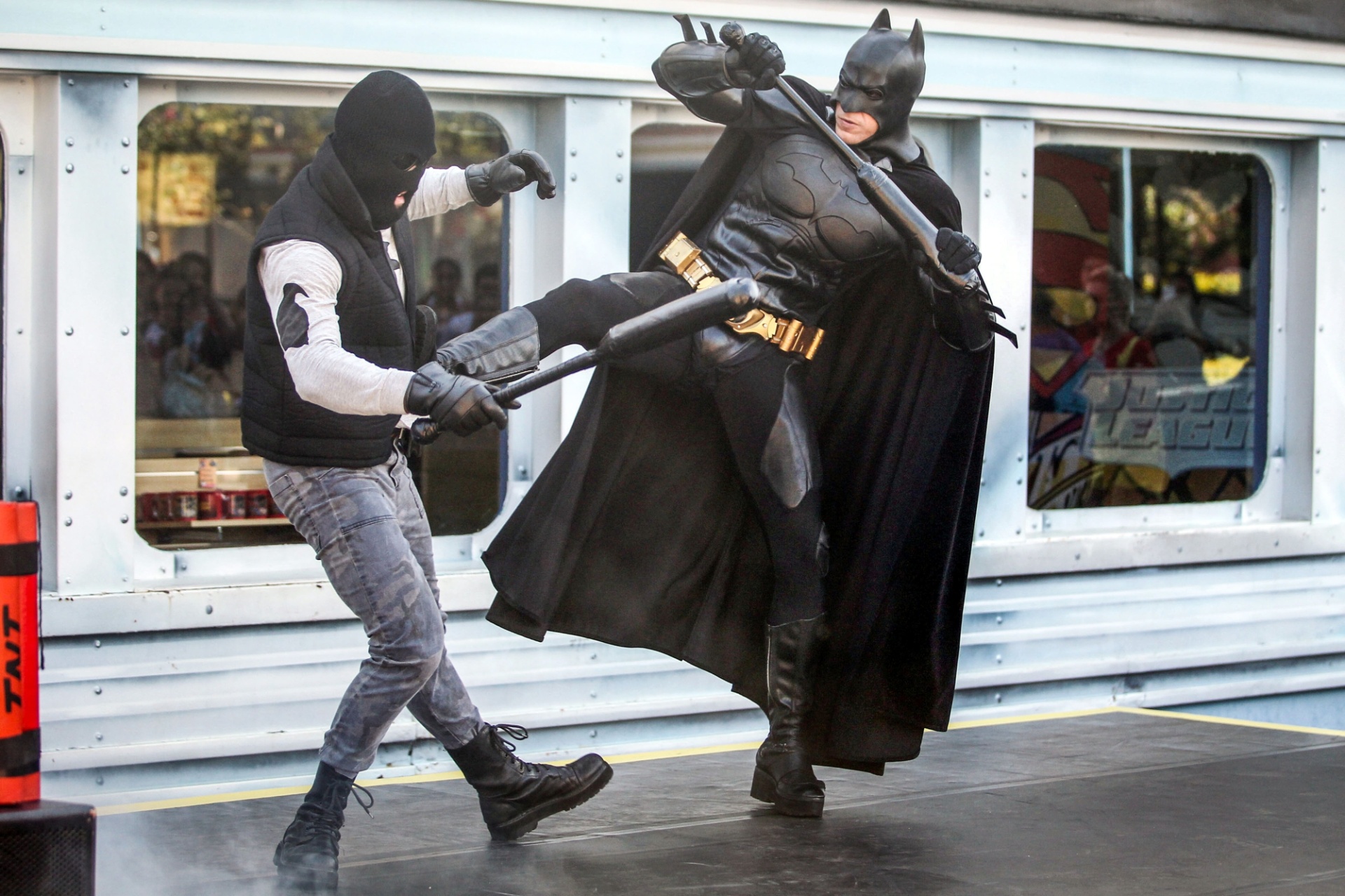 Liga da Justiça no Hopi Hari - Divulgação