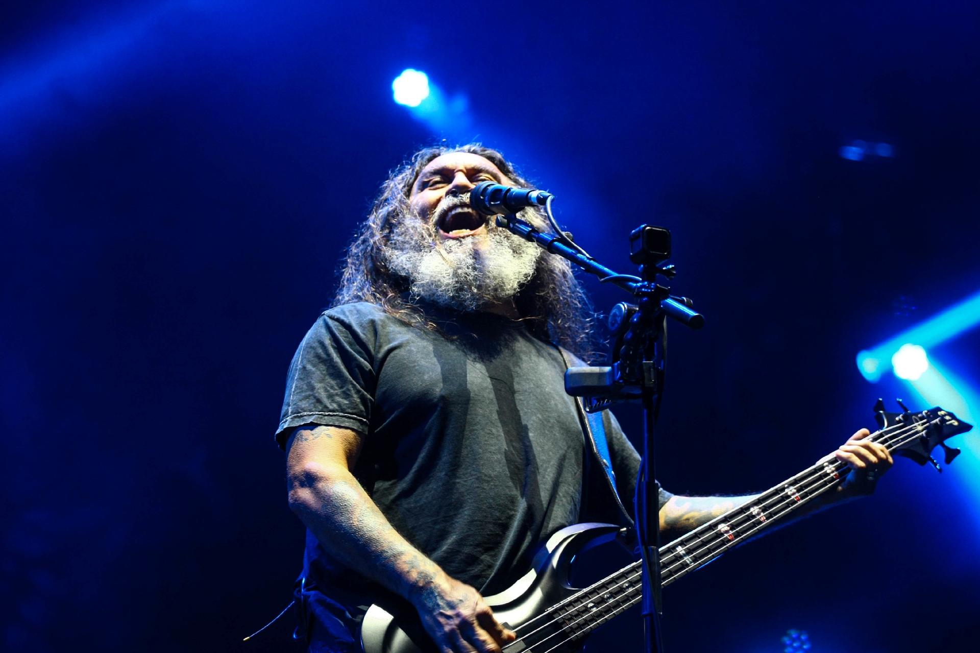 Slayer se apresenta no Maximus Festival, no autódromo de Interlagos - Aloisio Mauricio/Fotoarena/Estadão Conteúdo